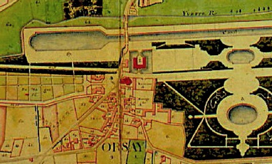 Situation du ch�teau